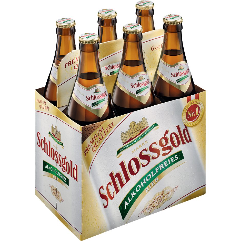 Schlossgold Alkoholfreies Bier 6x0,5l 3.000 ML MEHRWEG