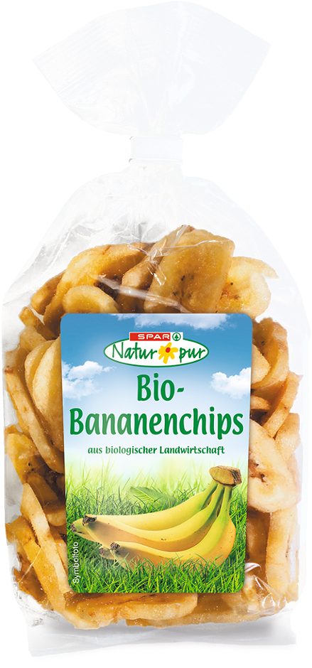 SPAR Natur*pur Bio-Bananenchips 125 G