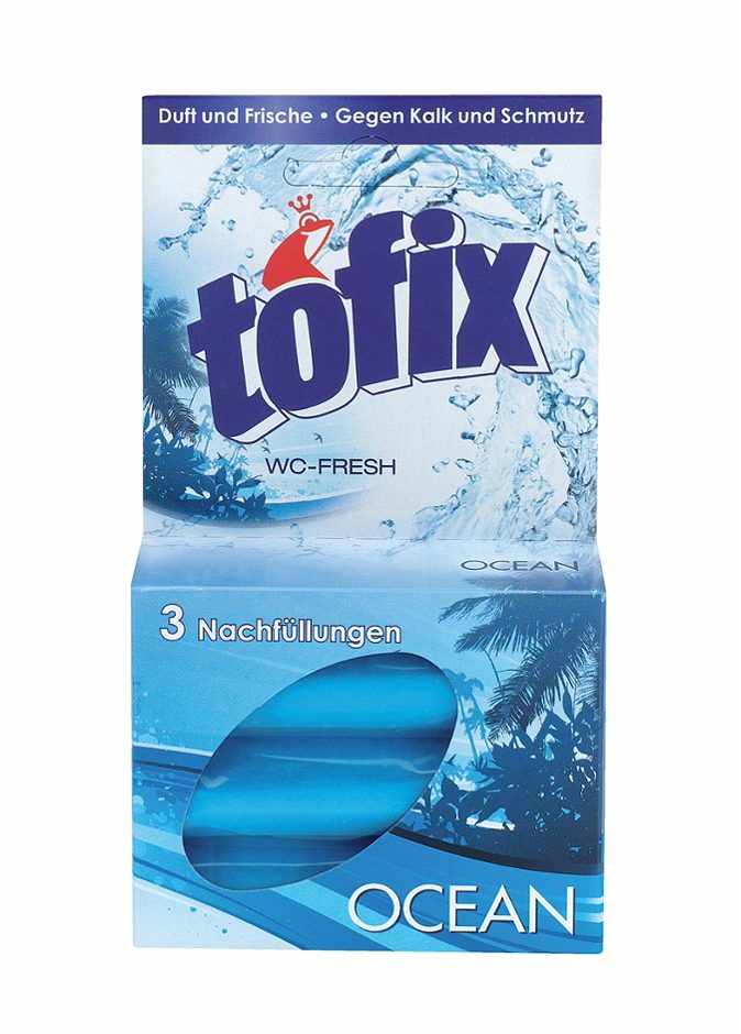 Tofix WC-fresh WC-Nachfüllsteine Ocean 3 Stück