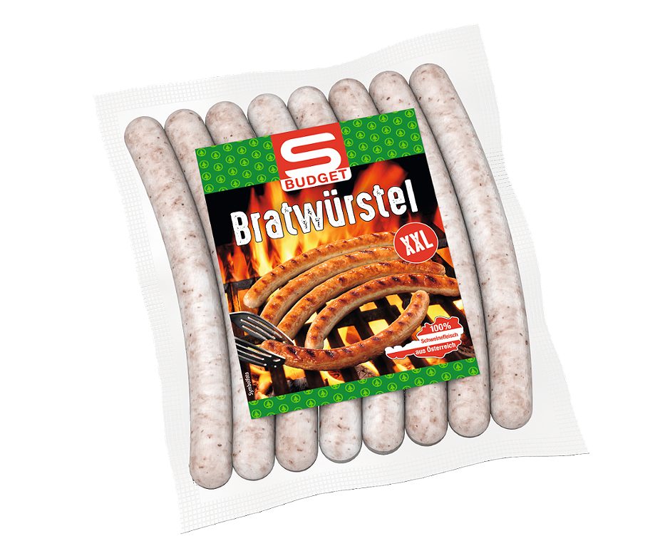S-BUDGET Bratwürstel XXL 400 G