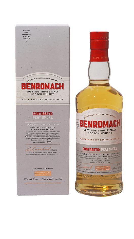Benromach Peat Smoke Single Malt Whisky 0,7 L