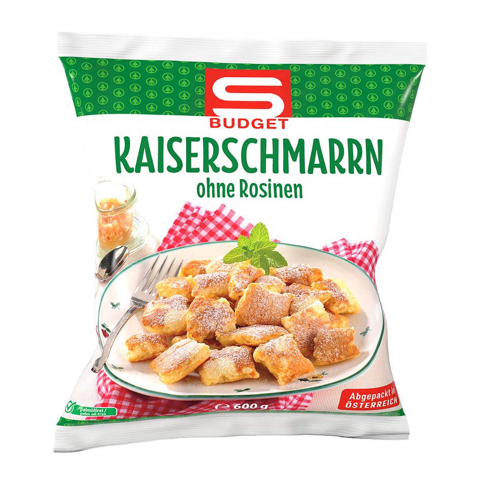 S-BUDGET Kaiserschmarrn ohne Rosinen 600 G
