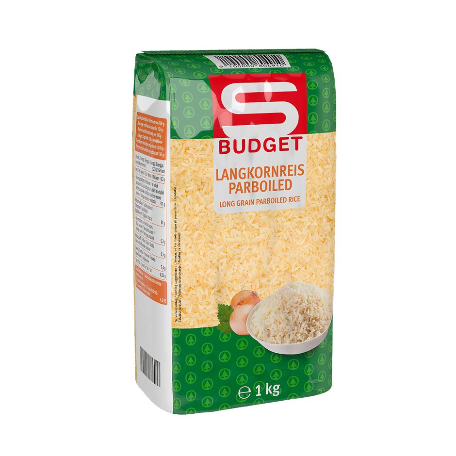 S-BUDGET Langkornreis Parboiled 1 KG