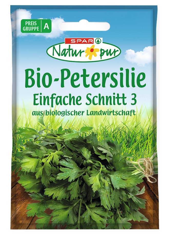 SPAR Natur*pur Saatgut Bio-Petersilie Einfache Schnitt 3