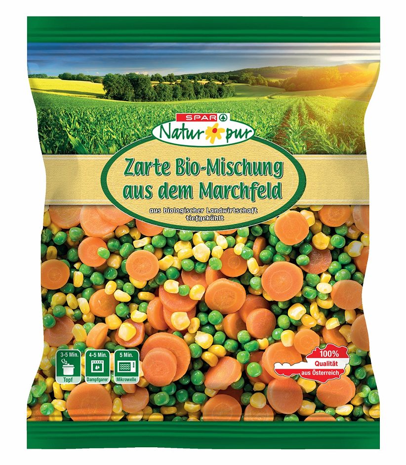 SPAR Natur*pur Zarte Bio-Mischung aus dem Marchfeld 750 G