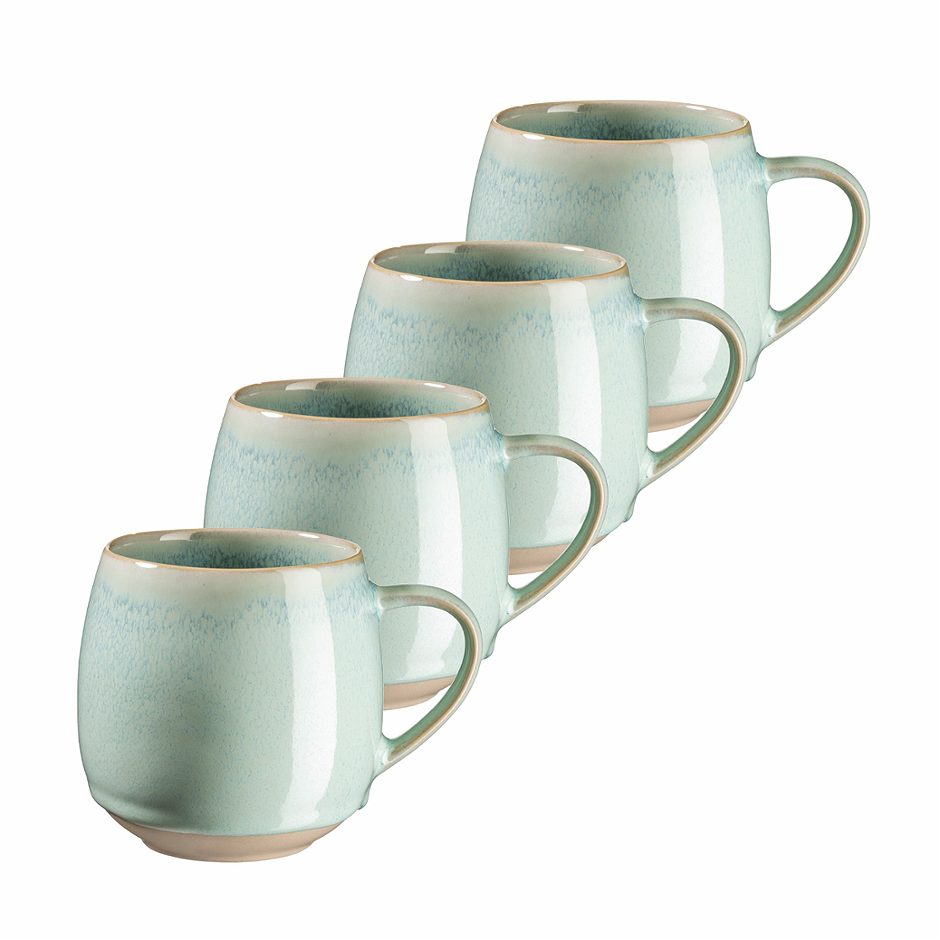 Kaffeetasse 4er Set Aquata 355ml in grün