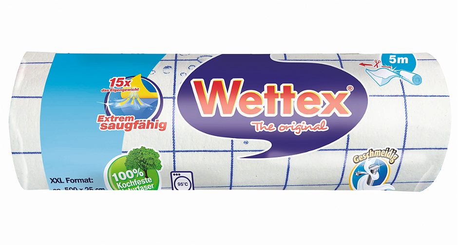 Wettex Schwammtuch Rolle dünn 5 m
