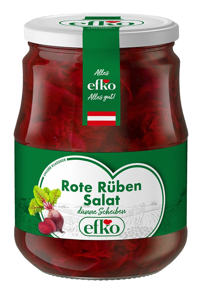 Efko Rote Rüben Salat in Scheiben 670 G