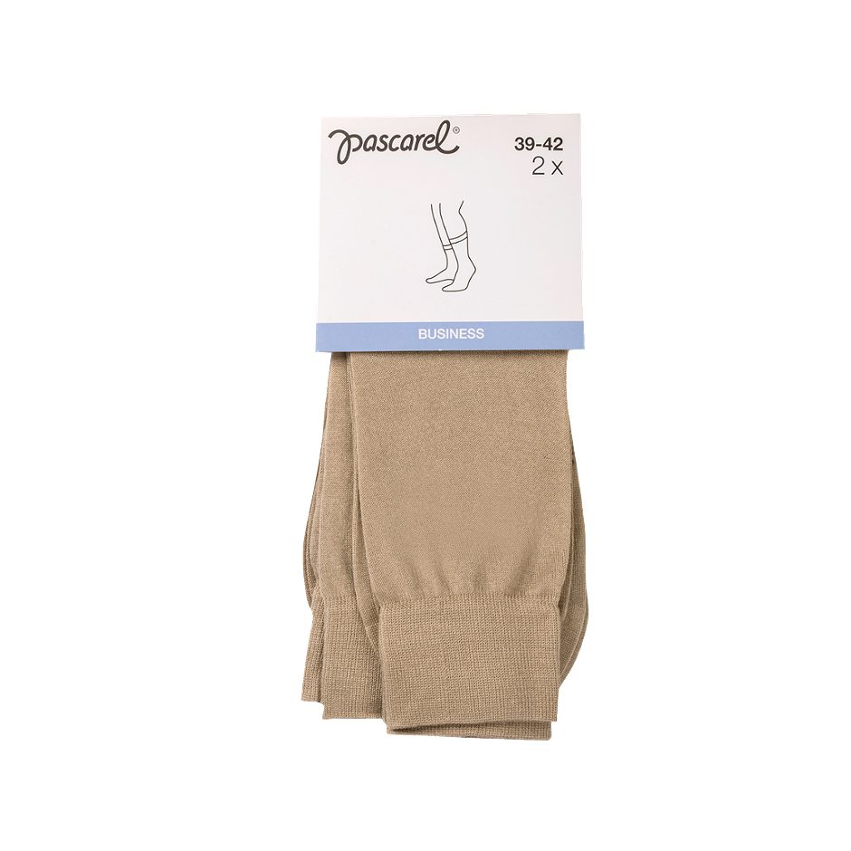 pascarel Herren Socken Business sand, 43/46 2er