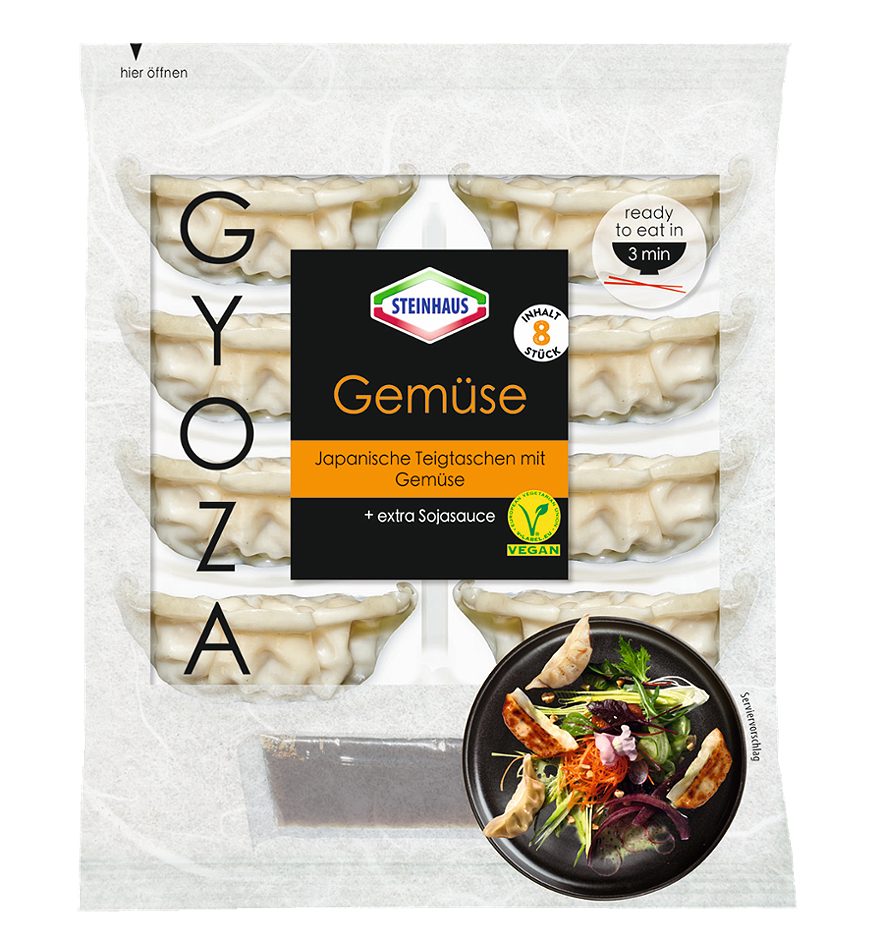 Steinhaus Gyoza Gemüse & Sojasauce 168 G