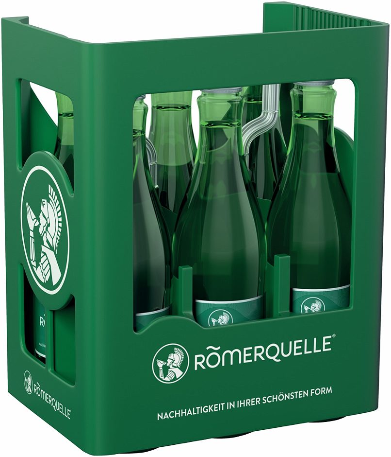 Römerquelle Mineralwasser prickelnd 6 x 1l 6 L MEHRWEG