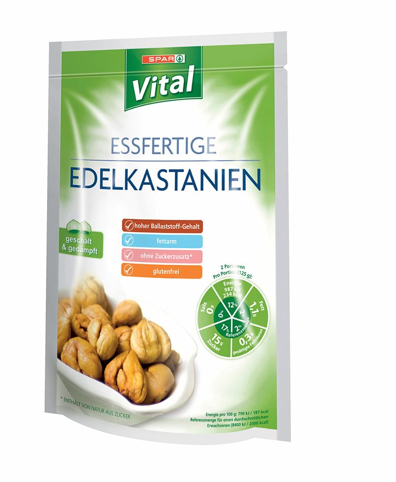 SPAR Vital Edelkastanien essfertig 250 G
