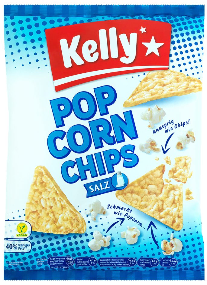 Kelly's Popcornchips Salted 140 G