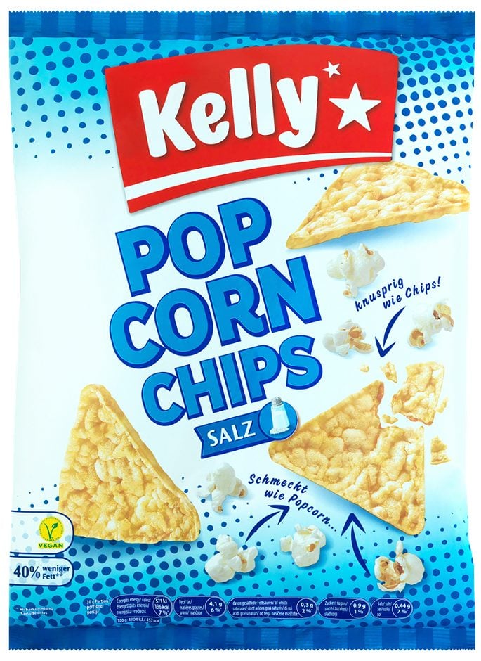 Kelly's Popcornchips Salted 140 G