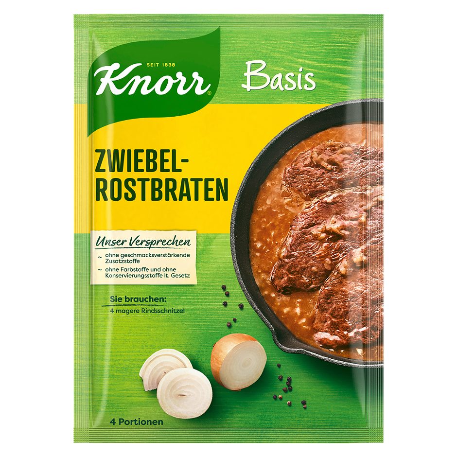 Knorr Basis Zwiebelrostbraten