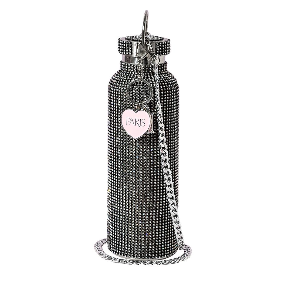 Fackelmann Paris Hilton Diamant Trinkflasche 0,75L Schwarz