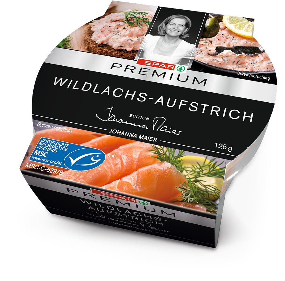 SPAR PREMIUM Edition Johanna Maier Wildlachs-Aufstrich MSC 125 G
