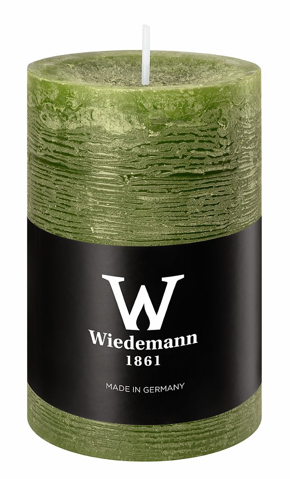 Wiedemann Rustic Kerze olive 120/58mm