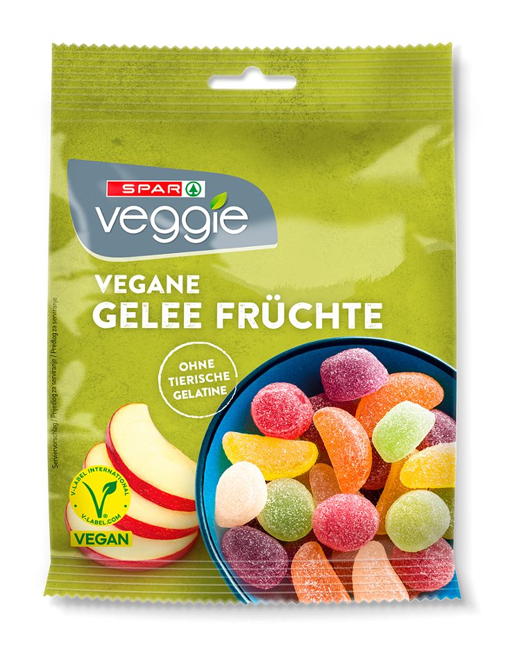 SPAR Veggie vegane Gelee Früchte 200 G