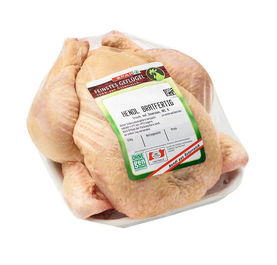 SPAR Feinstes Geflügel Hendl bratfertig 1 KG