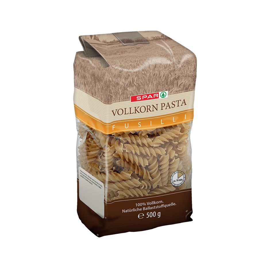 SPAR Vollkorn Pasta Fusilli 500 G