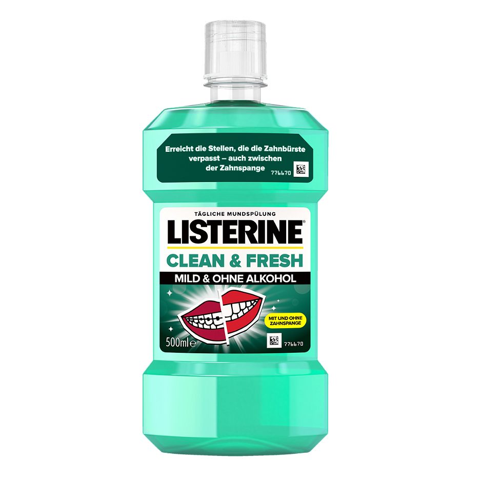 Listerine Mundspülung Clean & Fresh 500ml