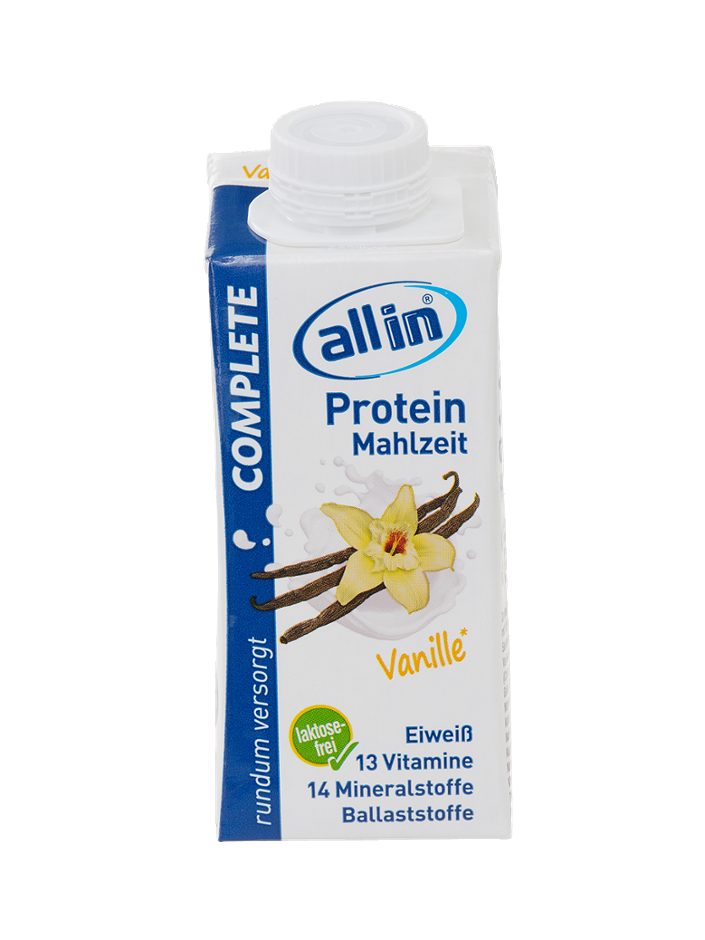 All in ® Complete Protein Mahlzeit Vanille 200 ML EINWEG ohne Pfand