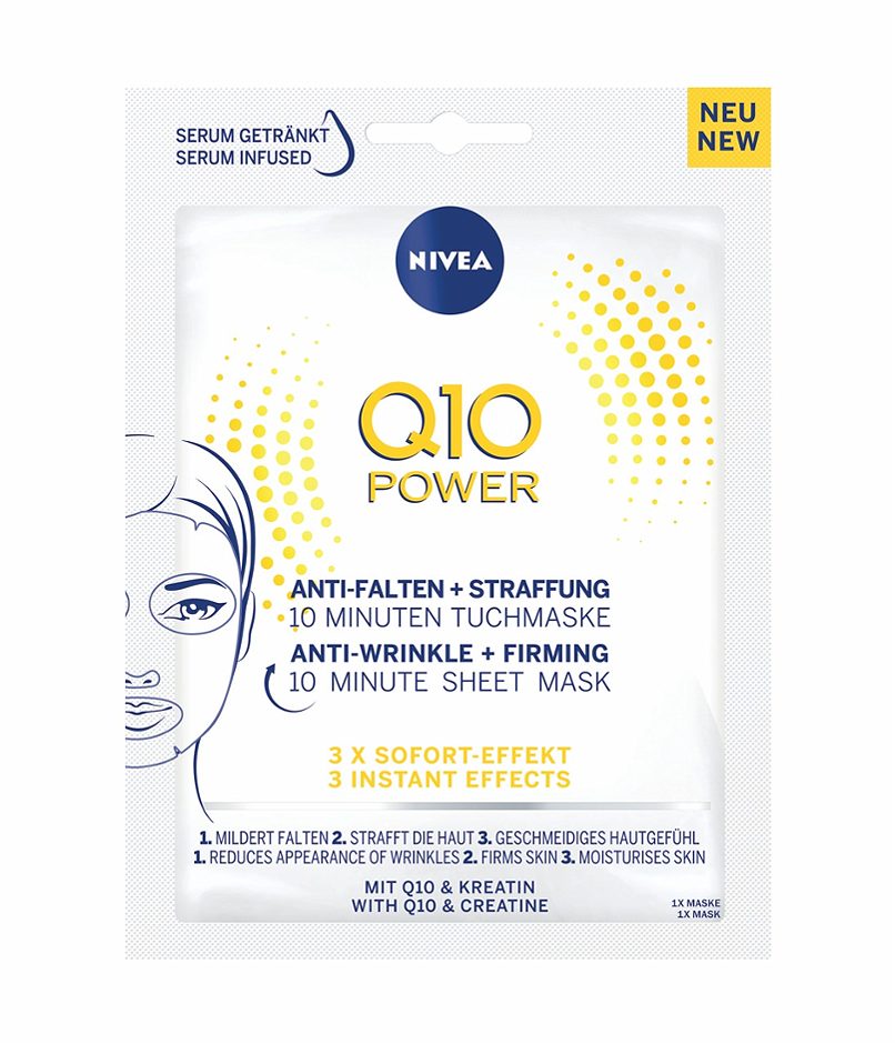 Nivea Q10 Power 10 Minuten Tuchmaske Anti-Falten + Straffung