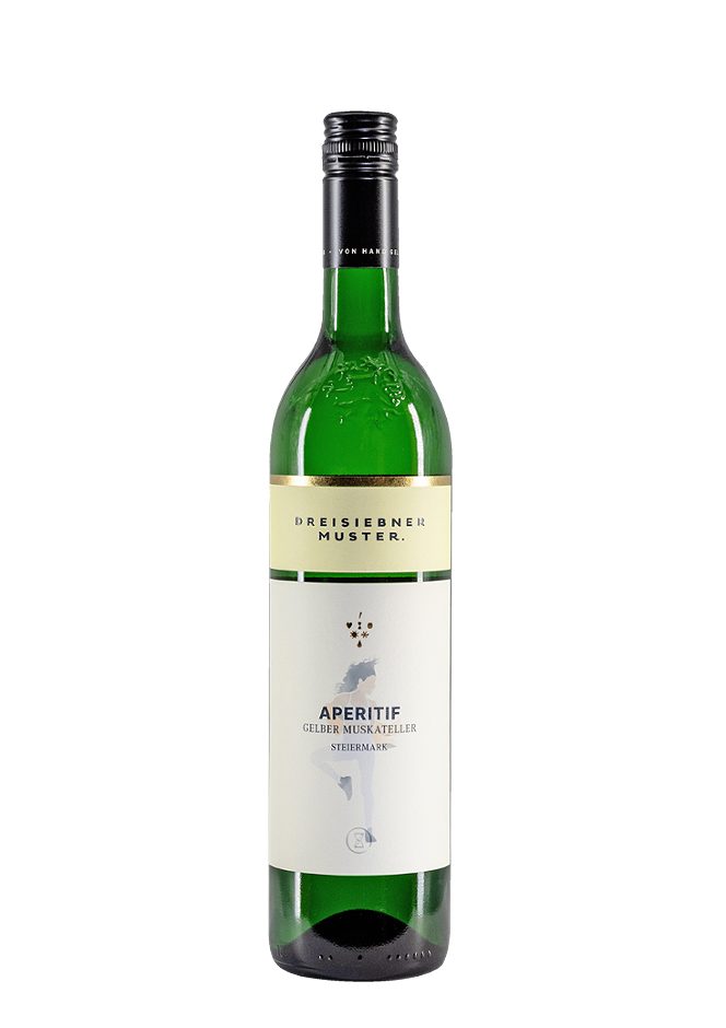 Dreisiebner Muster Gelber Muskateller Aperitif 2025 0,75 L