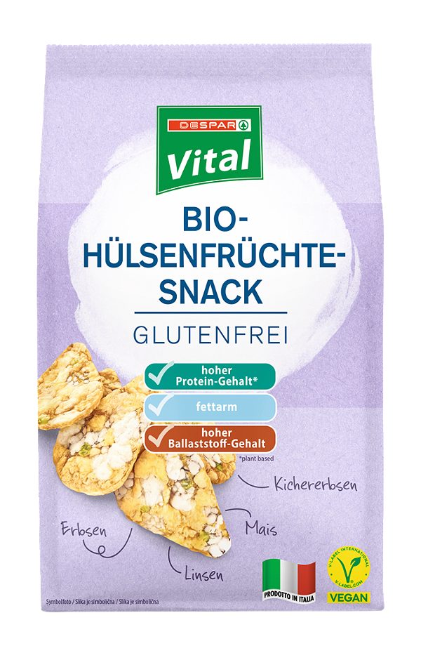 SPAR Vital Bio-Hülsenfrüchte-Snack glutenfrei 60 G
