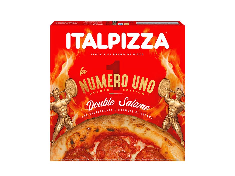 ITALPIZZA la Numero Uno Golden Edition Double Salame 420 G
