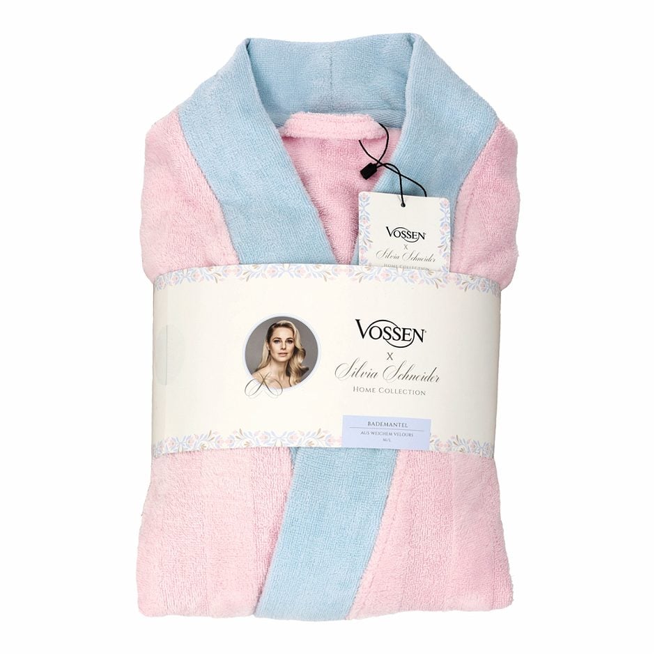 Vossen x Silvia Schneider Bademantel M/L rosa