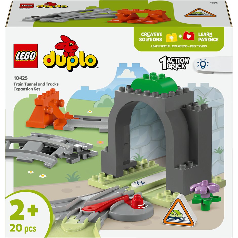 LEGO Duplo Eisenbahntunnel und Schienen Erweiterungsset 10425