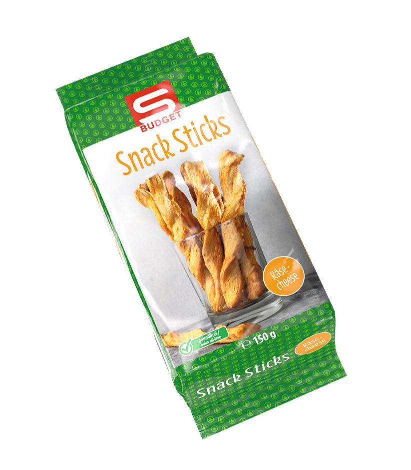 S-BUDGET Snack Sticks Käse 150 G