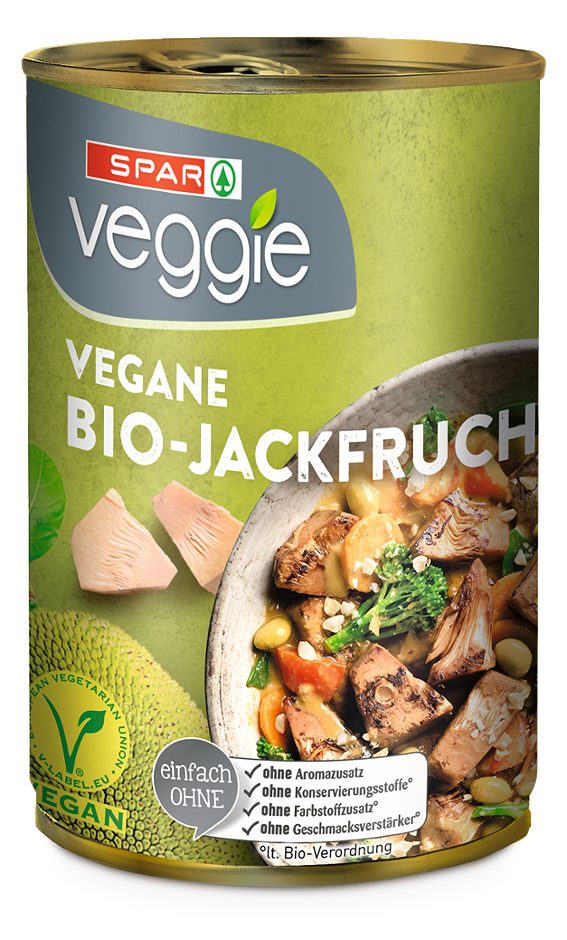 SPAR Veggie vegane Bio-Jackfrucht 400 G