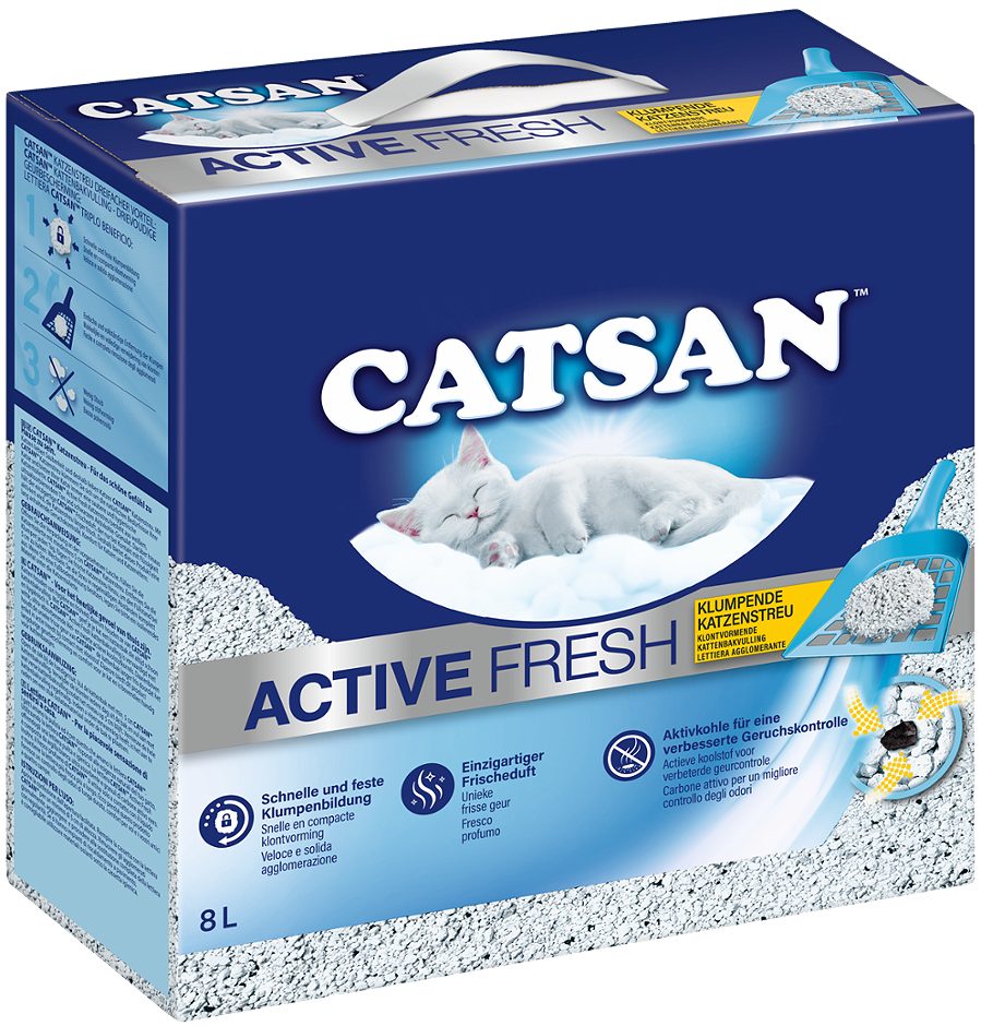 Catsan Active Fresh Klumpstreu 8 L