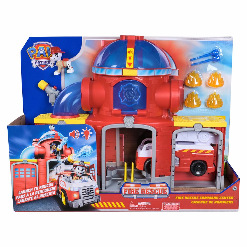 Paw Patrol Fire Rescue Deluxe Feuerwehr Station Spielset