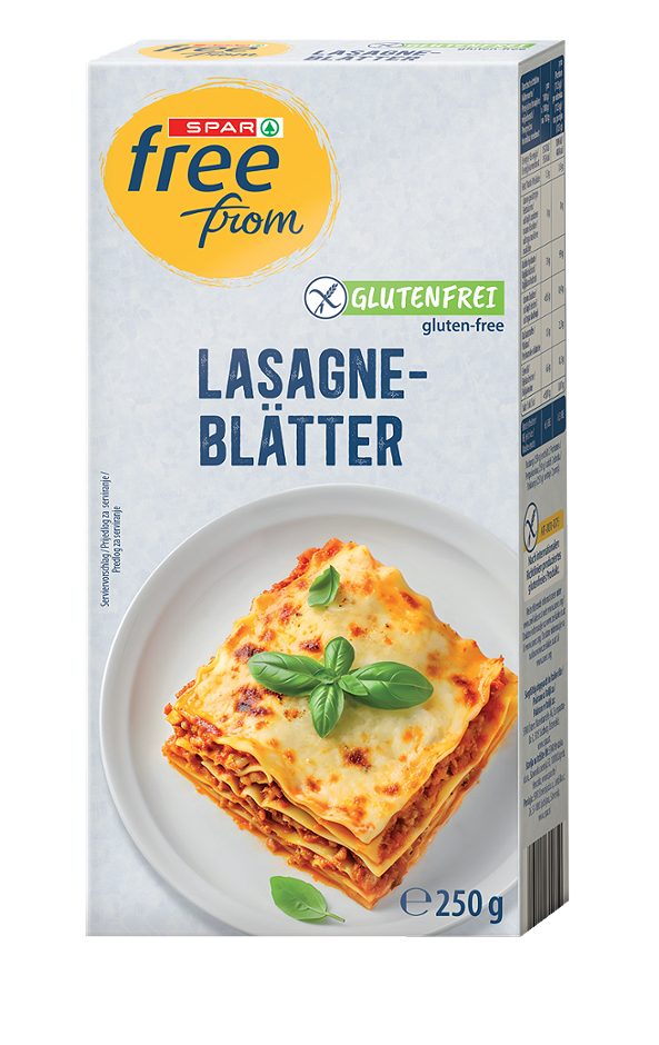 SPAR free from Lasagne-Blätter glutenfrei 250 G