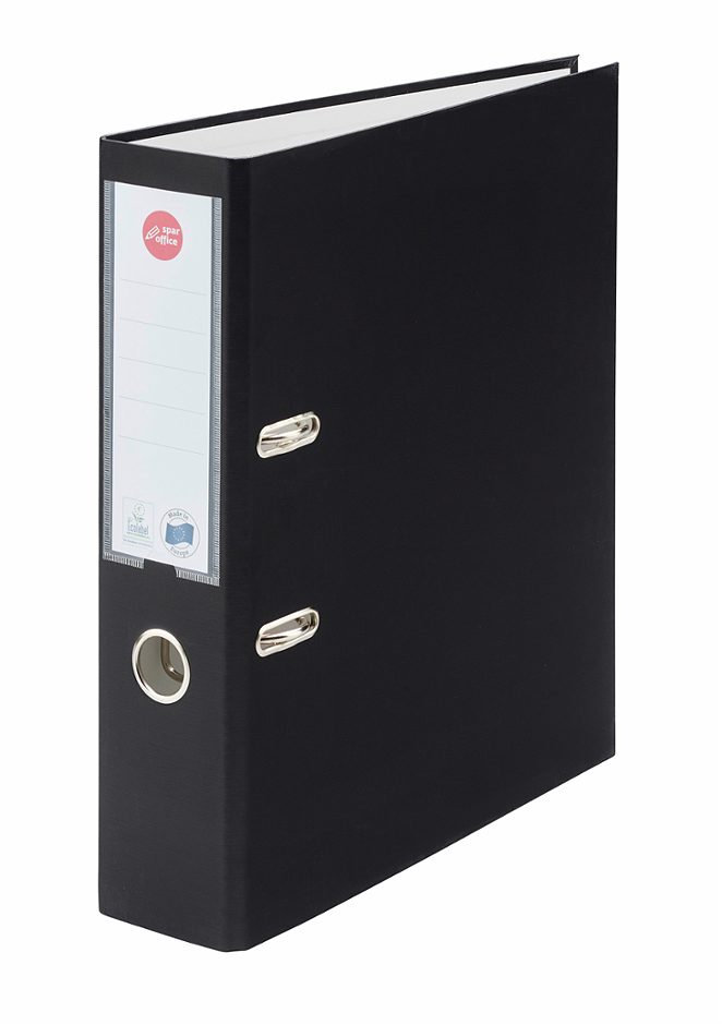 SPAR office Ordner A4, schwarz 7,5cm