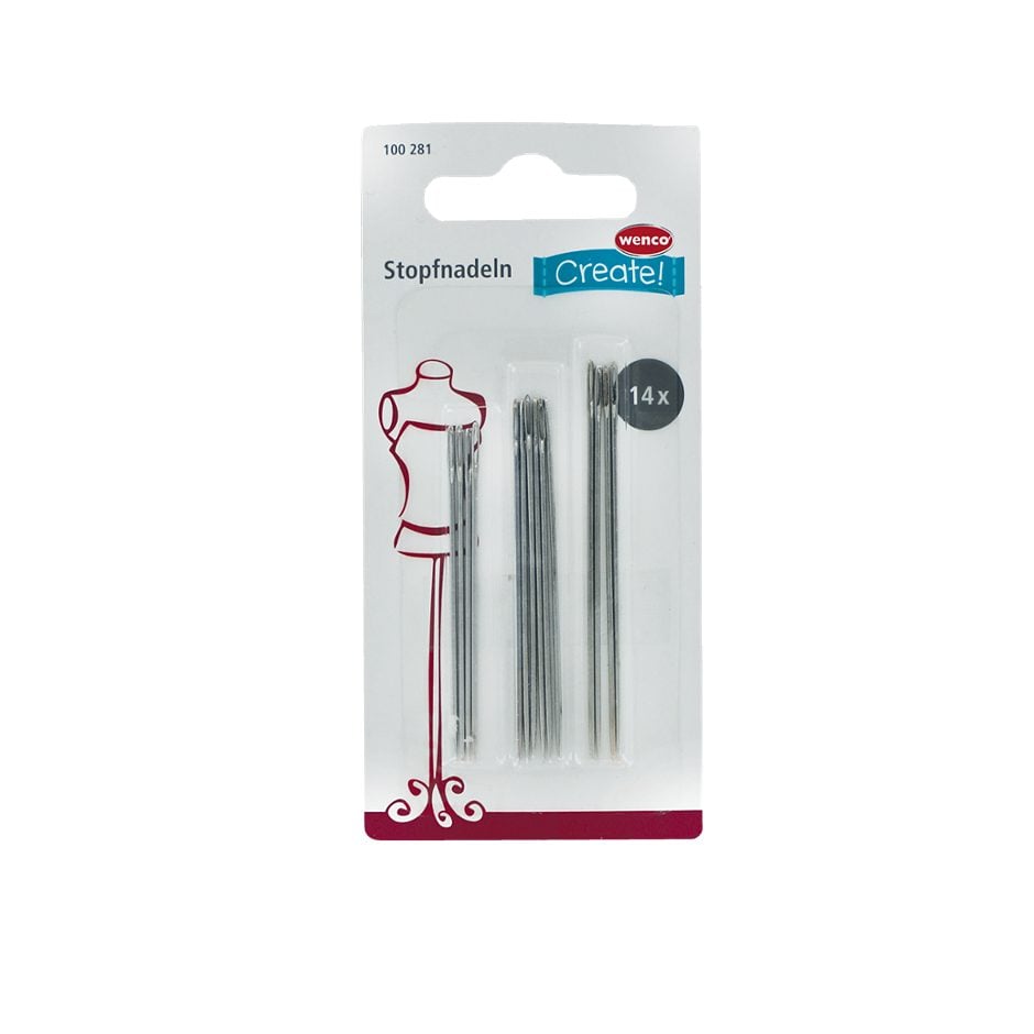 Wenco Stopfnadeln grob lang 14er Packung