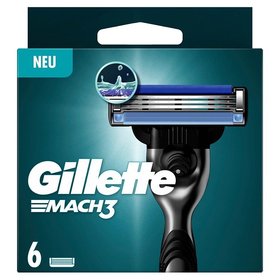 Gillette Mach3 Rasierklingen 6 Stück