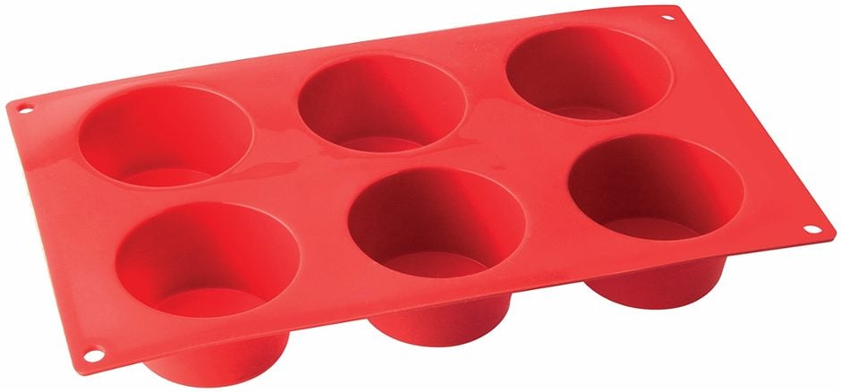 Dr. Oetker Silikon-Muffinform 6er Flexxible Love 30x18x4,5cm