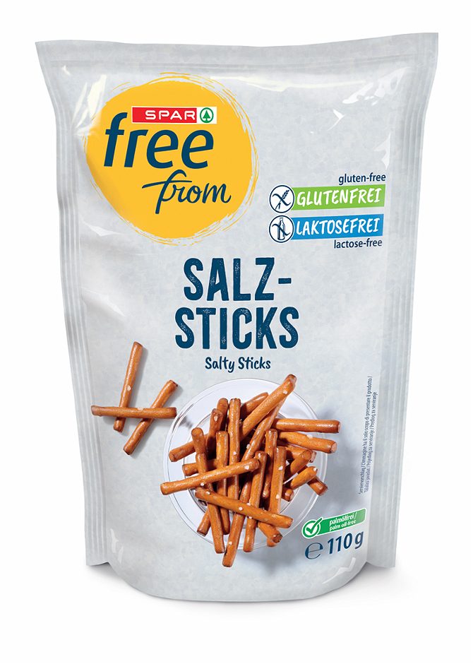 SPAR free from Salz-Sticks glutenfrei & laktosefrei 110 G