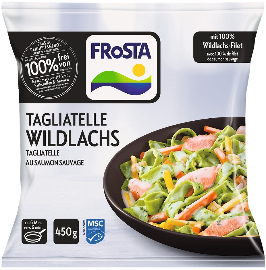 Frosta Tagliatelle Wildlachs MSC Tagliatelle Wildlachs 450 G