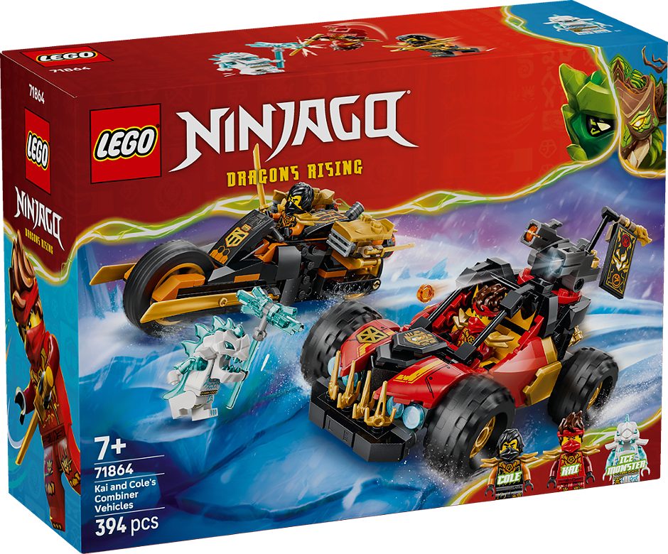 LEGO Ninjago Kais und Coles Kombi-Flitzer 71864