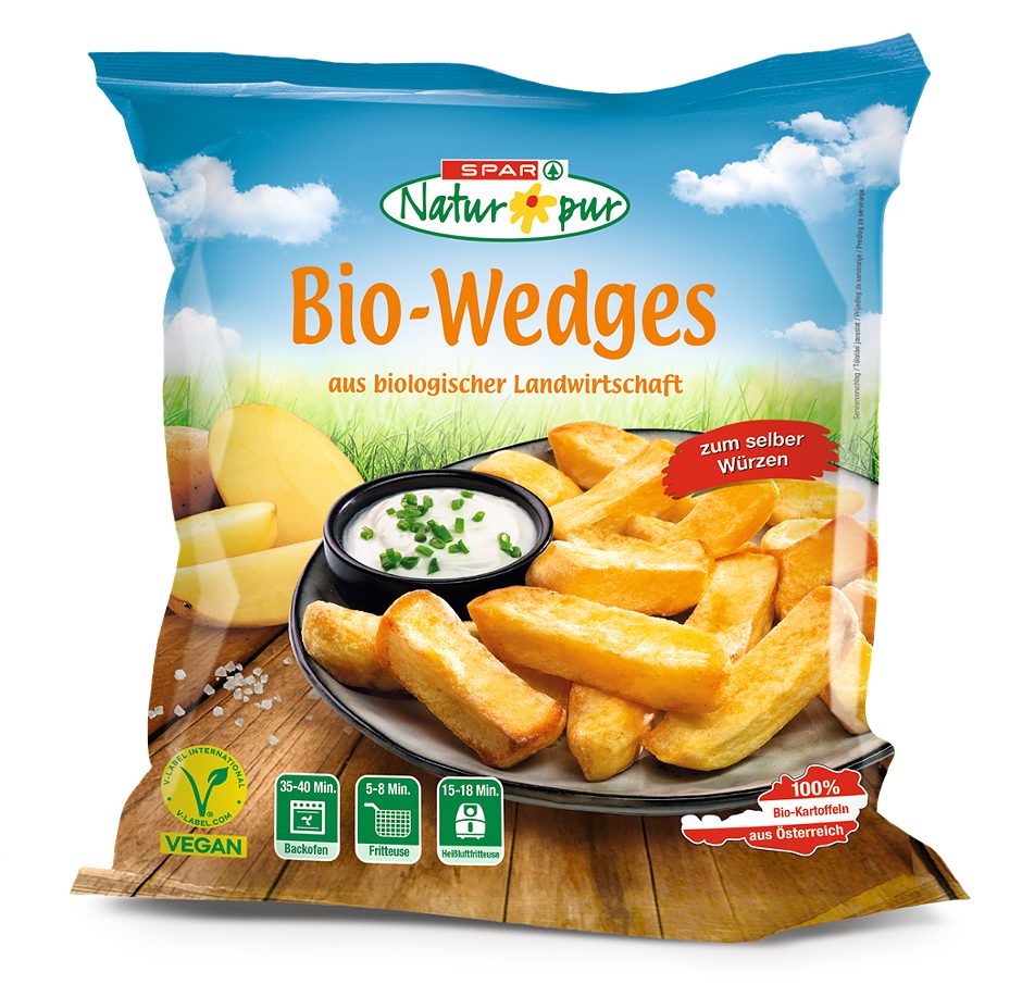 SPAR Natur*pur Bio-Wedges 750 G
