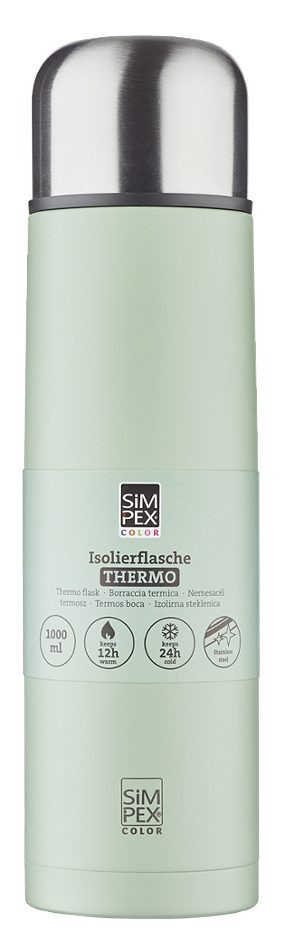 SIMPEX COLOR Isolierflasche 1L Grün