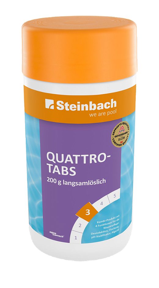 Steinbach Quattrotabs 200g Dose 1kg