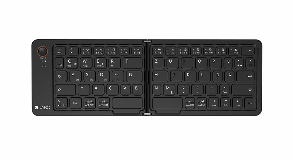 NABO Tastatur Faltbar QWERTZ