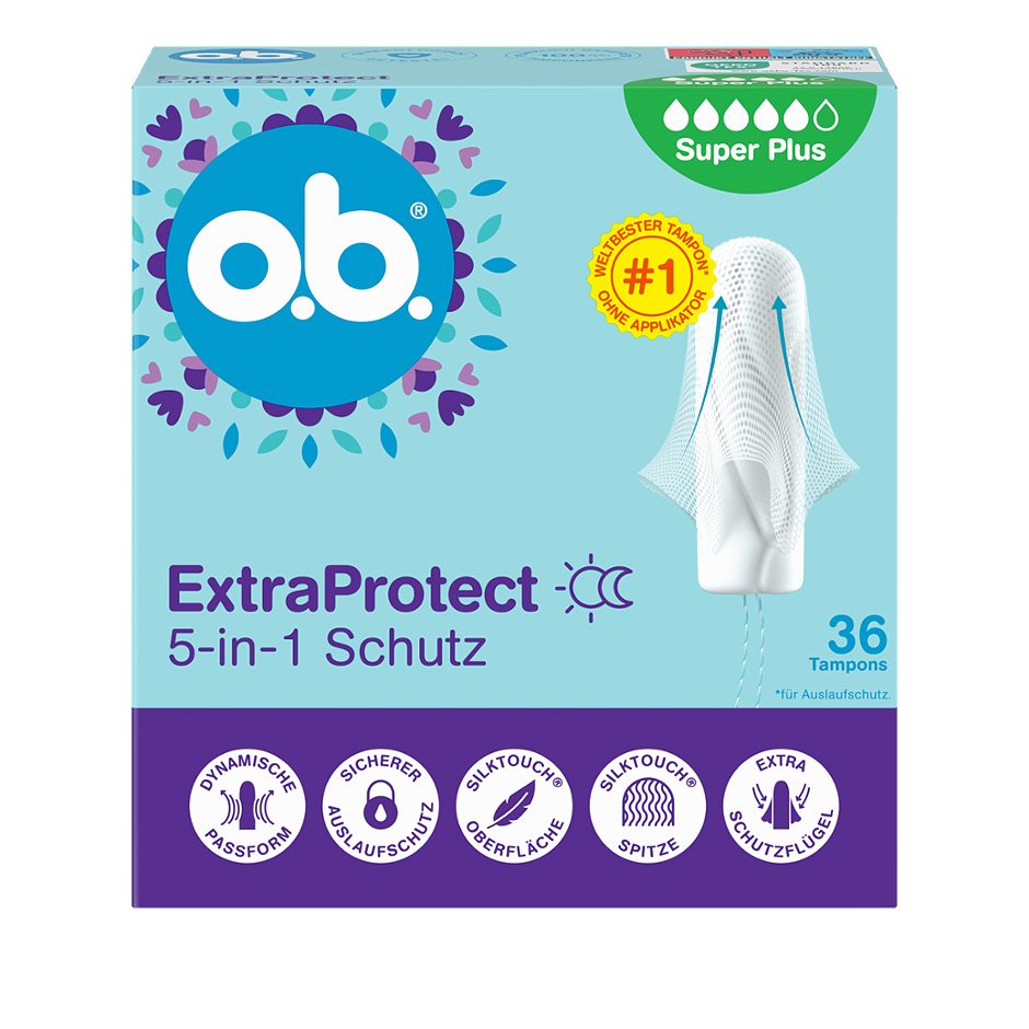 o.b. ExtraProtect Tampons Super Plus 36 Stück